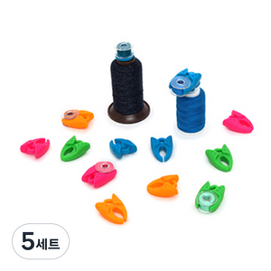 해피베어스 레인보우 보빈 클램프 재봉틀부자재, 혼합 색상, 5세트
