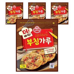 오뚜기 더 바삭 부침가루, 1kg, 4개
