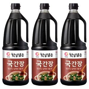 햇살담은 국간장, 1.7L, 3개