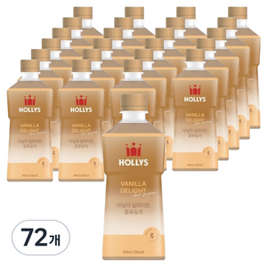 할리스 바닐라 딜라이트 로우슈거 커피, 450ml, 72개
