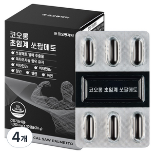 코오롱제약 초임계 쏘팔메토 30g, 4개, 30정