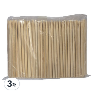 대나무꼬지10cm, 3개, 1000개입
