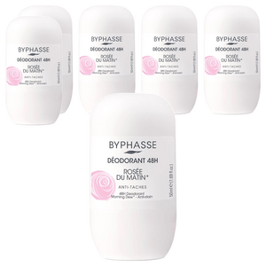 바이빠세 롤 온 데오드란트 48H 로즈향, 50ml, 6개