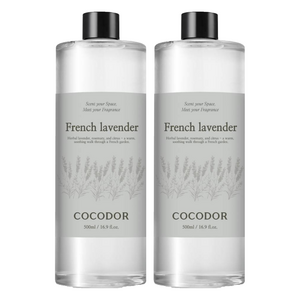 코코도르 디퓨저 리필, 프렌치라벤더, 500ml, 2개