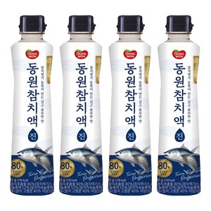 동원 참치액 진, 500g, 4개