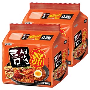 틈새라면 매운김치 120g, 8개