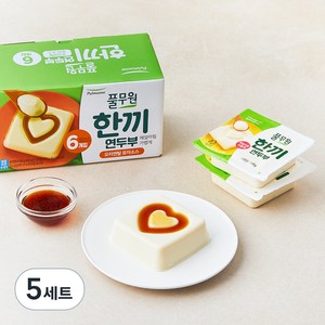 풀무원 한끼 연두부 + 오리엔탈 유자 소스 6개입, 708g, 5세트