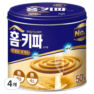 홈키파 모기향 50p, 4개, 650g