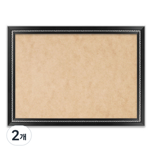 빌리프컴퍼니 108 조각용 퍼즐액자 18.2 x 25.7 cm, 그레이스 블랙, 2개
