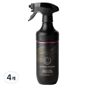 루나틱폴리시 휠 타이어 파워클리너, 500ml, 4개