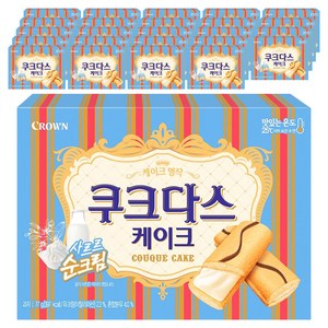 쿠크다스 케이크 과자, 77g, 25개