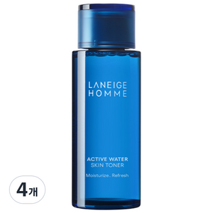 라네즈 옴므액티브 워터스킨, 4개, 180ml
