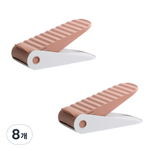 미카엘 신발 거치 정리대, 8개, 레드