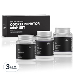 BAS 탈취제 미니 플러스 3p 플로럴부케향, 160g, 3세트