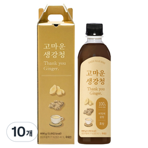 유기농마루 고마운 생강청, 600g, 1개입, 10개