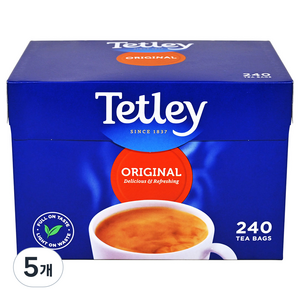 테틀리 오리지날 블랙티, 3.125g, 240개입, 5개