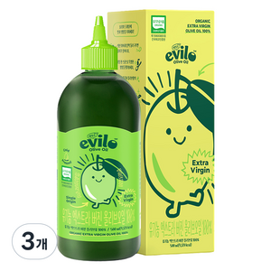 보뚜 에빌로 유기농 엑스트라버진 올리브오일, 500ml, 3개