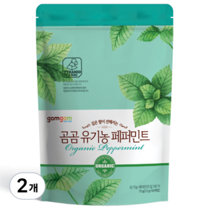 곰곰 유기농 페퍼민트, 1.5g, 50개입, 2개