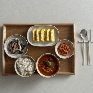 니코트 에브리데이 컬렉션 1인 혼밥 세트 5p, 1세트, 식기세트 5p, 린넨베이지