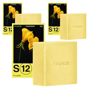 톤28 S12 달맞이꽃 오일 클렌징 비누, 85g, 3개