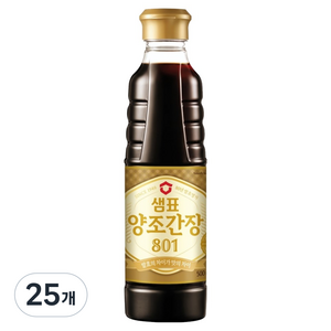 샘표 양조간장 801, 25개, 500ml
