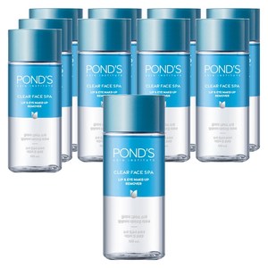 폰즈 클리어 훼이스 스파 립 앤 아이 메이크업 리무버, 120ml, 10개