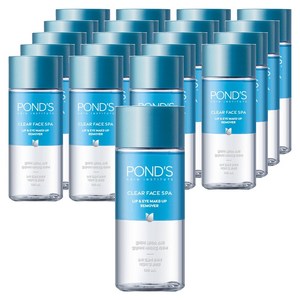 폰즈 클리어 훼이스 스파 립 앤 아이 메이크업 리무버, 120ml, 20개