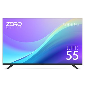 와이드뷰 4K UHD LED 고화질 TV, 139cm(55인치), EKW55UT1, 무타공 벽걸이형(추가비용발생), 방문설치