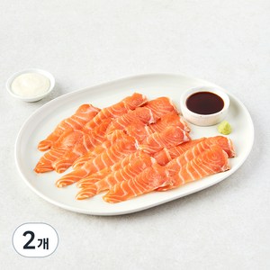 동원 노르웨이 두툼한 생연어회, 200g, 2개