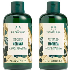 더바디샵 모링가 샤워젤 꽃향, 250ml, 2개