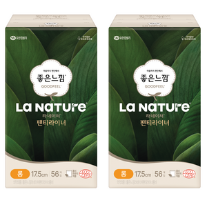 라네이처 팬티라이너, 롱, 56개입, 2개