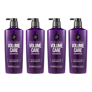 미쟝센 볼륨케어 퍼플 콜라겐 샴푸 프루티 플로럴향, 680ml, 4개
