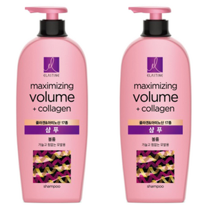 엘라스틴 마린콜라겐 탱글볼륨 샴푸, 680ml, 2개