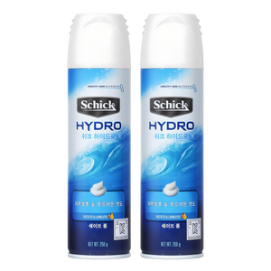쉬크 하이드로 쉐이브 폼, 250g, 2개