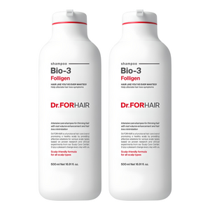 닥터포헤어 폴리젠 바이오3 샴푸, 500ml, 2개