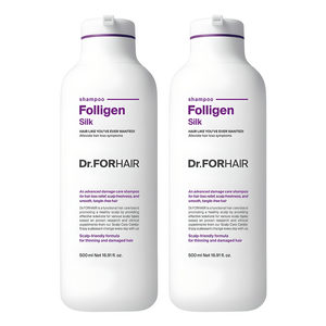 닥터포헤어 폴리젠 손상 모발용 실크 샴푸 플로럴향, 500ml, 2개