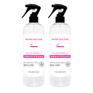 더허브샵 홈닥터 룸 스프레이 탈취제, 500ml, 2개