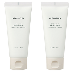 아로마티카 쿨링 릴리프 마사지 바디크림 주니퍼베리 & 레몬, 100ml, 2개