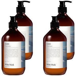 나드 부케가르니 리페어링 퍼퓸드 트리트먼트 화이트 머스크, 500ml, 4개