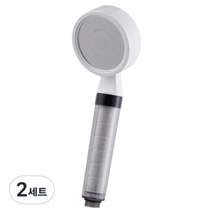대림바스 디클린 멀티필터 샤워기 실속형, 화이트, 2개