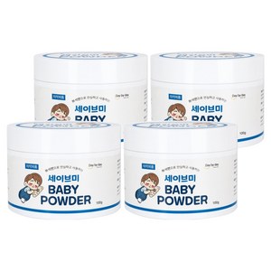 Daybyday 세이브미 베이비파우더, 100g, 4개
