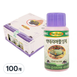 원터치 박테리아 활성제, 25ml, 100개
