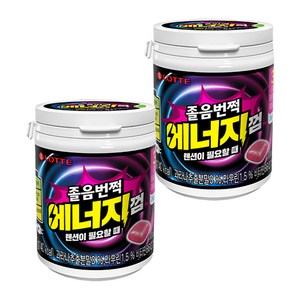 롯데웰푸드 졸음번쩍 에너지껌, 87g, 2개