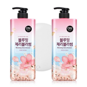 온더바디 플라워 약산성 퍼퓸 바디워시 체리블라썸향, 875ml, 2개