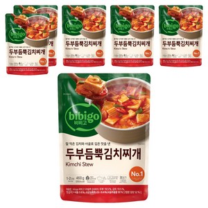 비비고 두부듬뿍 김치찌개, 460g, 6개