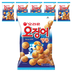 오징어땅콩, 202g, 6개
