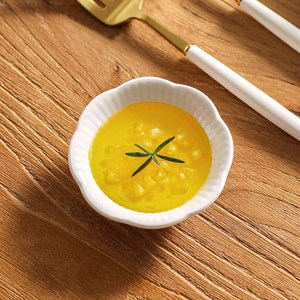윤도자기 메종오브제 순백 소스볼, 화이트, 4개