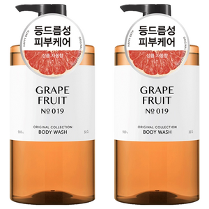 해피바스 오리지널 컬렉션 바디워시 자몽향, 910g, 2개