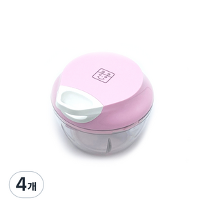 콩콩 야채 차퍼 500ml, 핑크, 4개