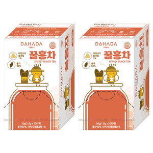 다하다 꿀홍차, 1.5g, 20개입, 2개